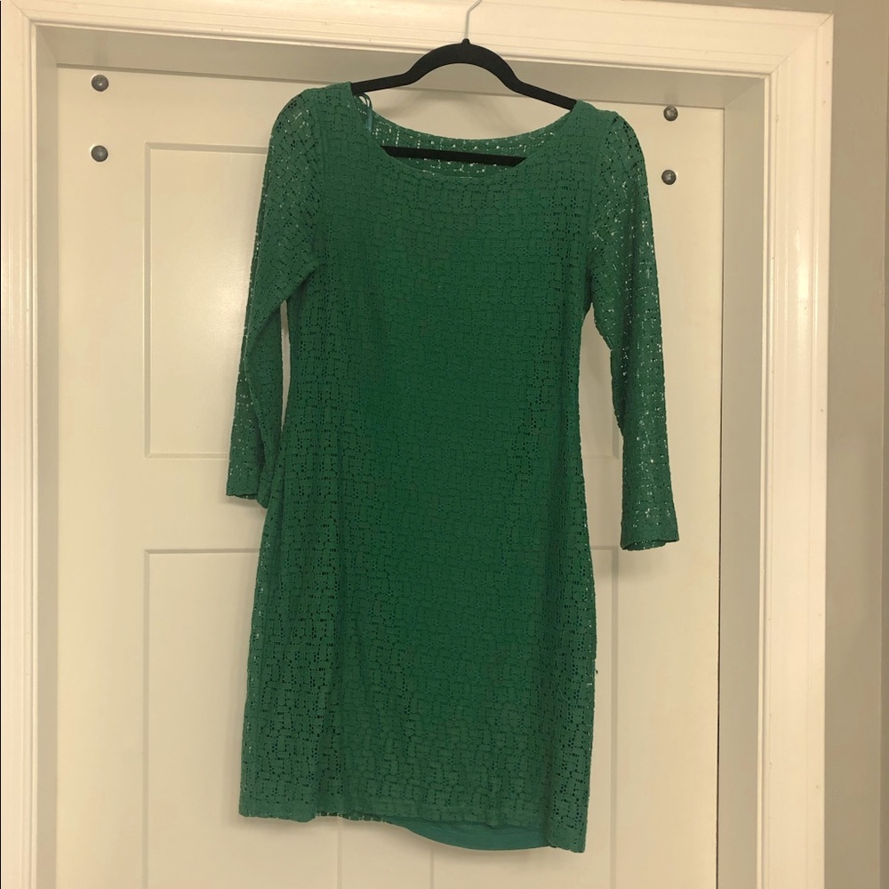 Emerald green Banana Republic dress, size 2